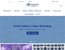 Tablet Screenshot of jennisfabrics.com